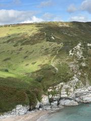 Looks like it's going to be tough - the climb up above Long Sands